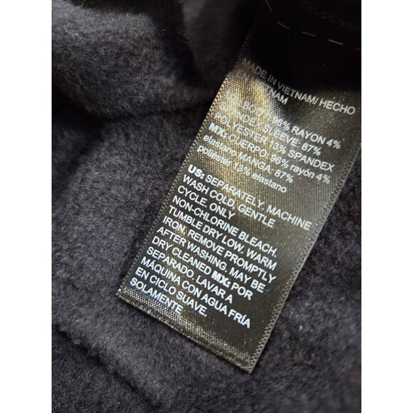 Chico’s Black/White Balloon 3/4 Sleeve XXL/4 Casual Top - Picture 4 of 7